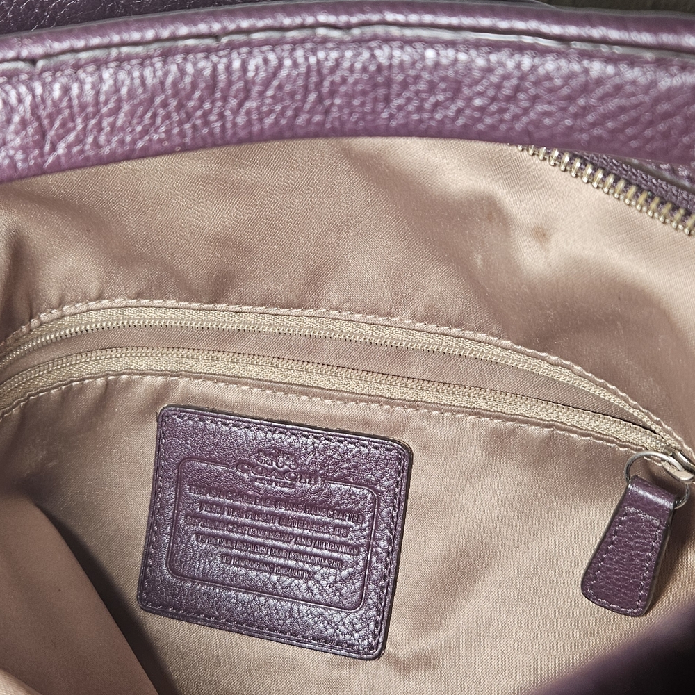 Coach Brown Leather Bag - Picture 5 of 6